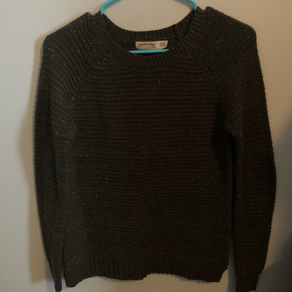 Green sweater from Target.